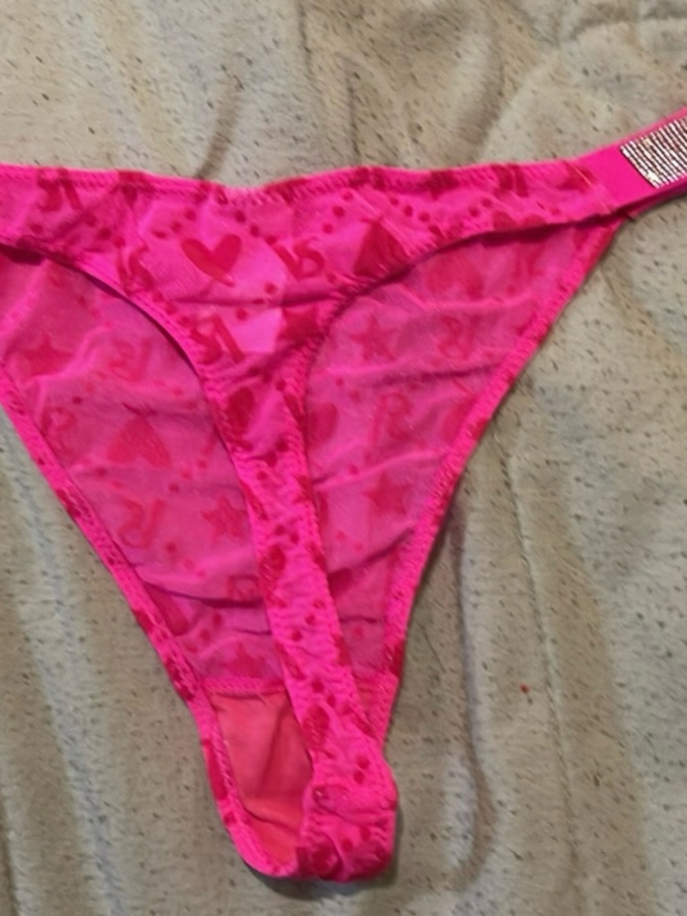 Love or lust intimates crystal rhinestone panties - Picture 2 of 7
